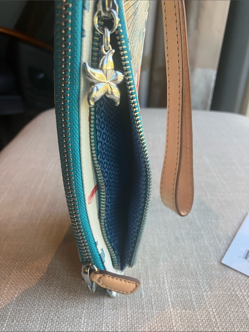 BRIGHTON Brighton "Under the Sea" 2019 Collection Organizer Wallet Wristlet NWT - Picture 6 of 9
